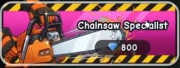 Chainsaw Specialist class artwork